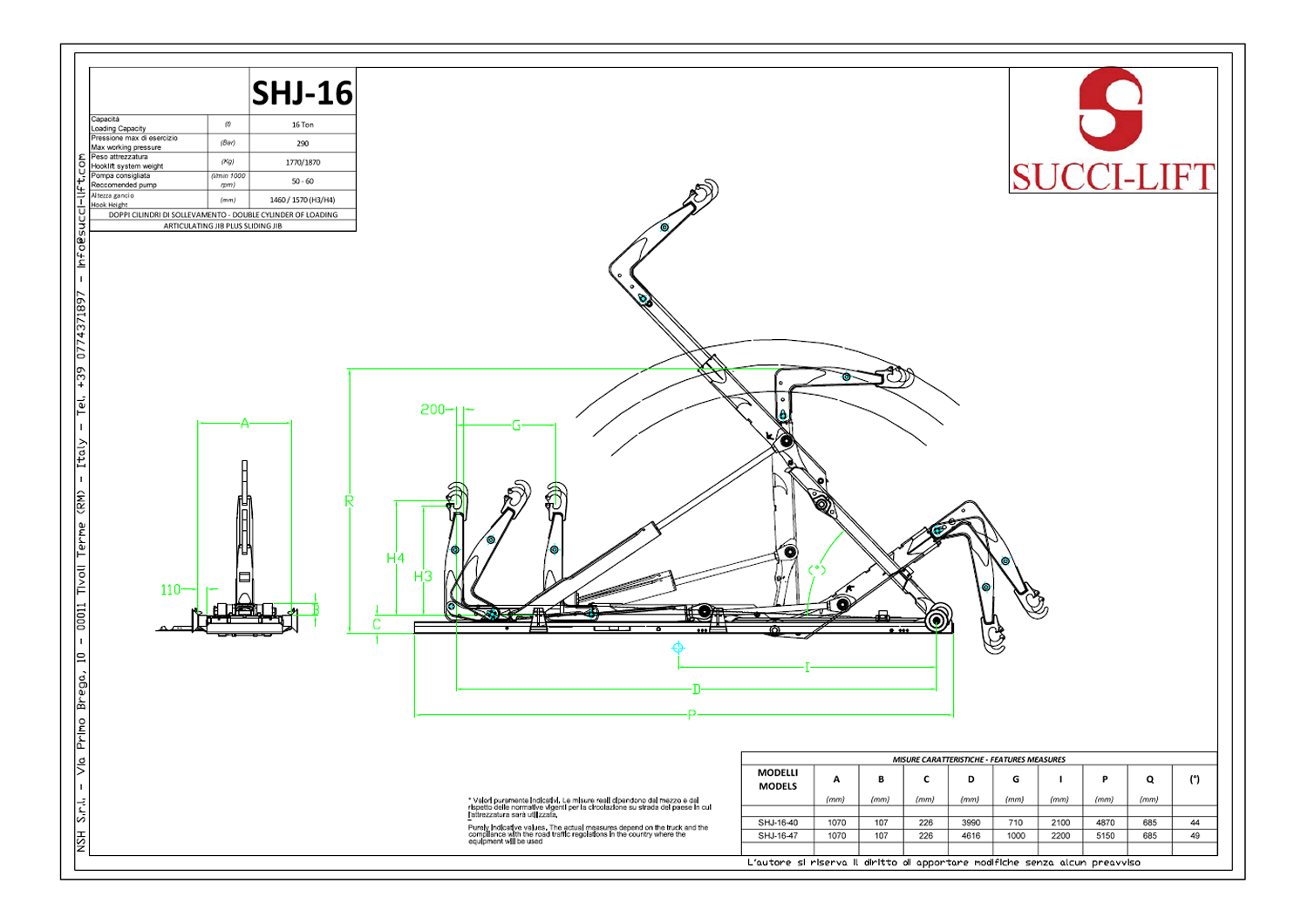 SHJ16 data sheet