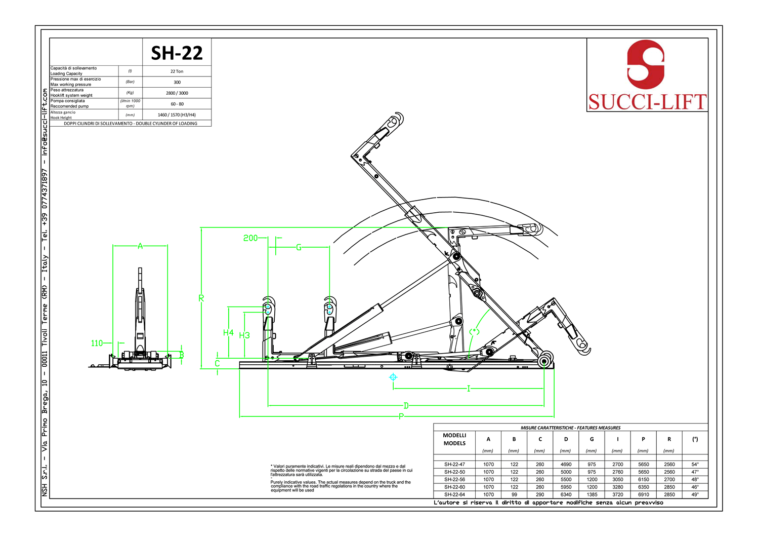 SH22 data sheet — click to download